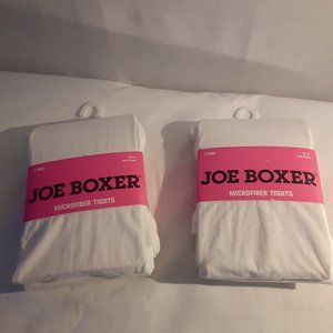 Joe boxer girls white  tights size 9-11